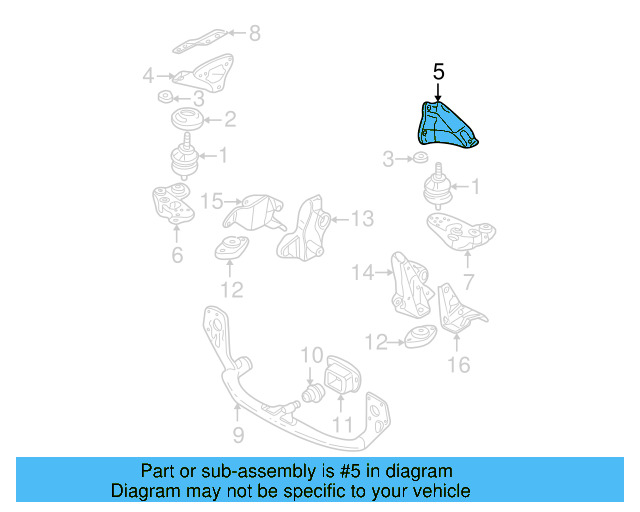 Mount Bracket 8D0-199-305-A