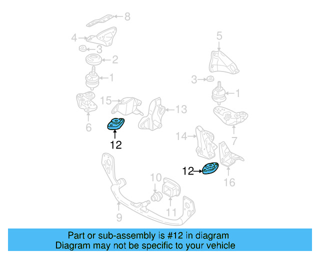 Trans Mount 8D0-399-151-J - View 9