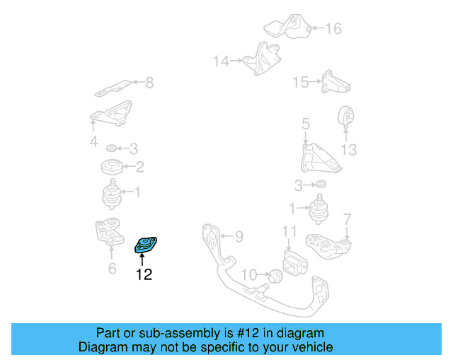Trans Mount 8D0-399-151-J