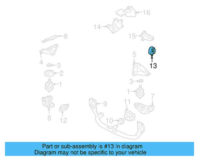 Trans Mount 8D0-399-151-H - View 4