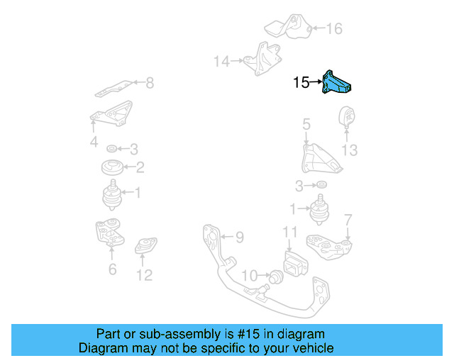 Trans Support 8D0-399-113-AB