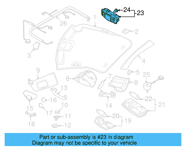 Reading Lmp Assembly 1C0-951-171-C-3PT