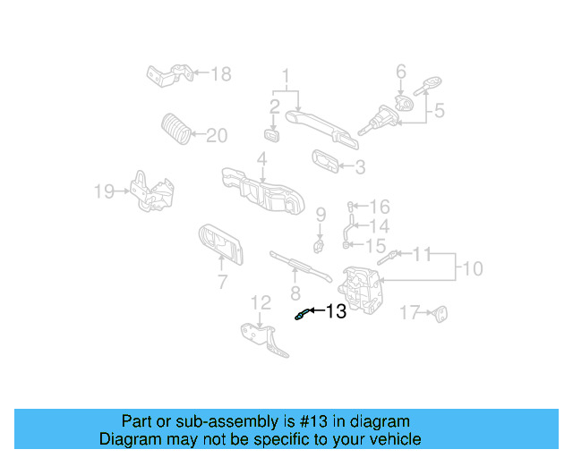 Wheel Opening Molding Rivet N-906-349-01 - View 6
