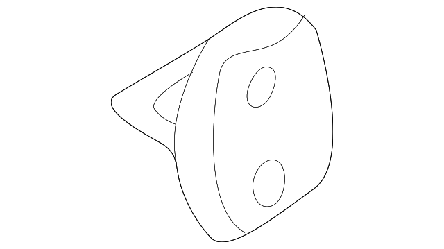 Door Lock Striker Plate 3B0-837-033-AJ - View 2