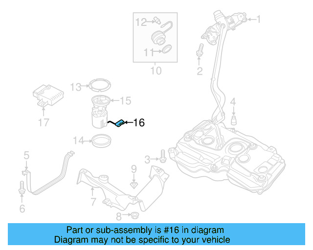 Sending Unit 5QN-919-673-A - View 2