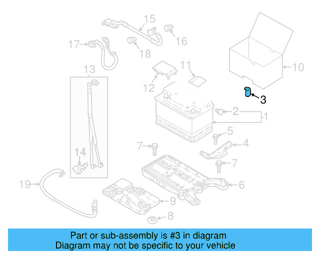 Battery Cap 7N0-915-429-A - View 27