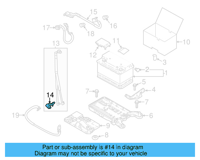 Positive Cable Grommet 1K0-971-920 - View 3