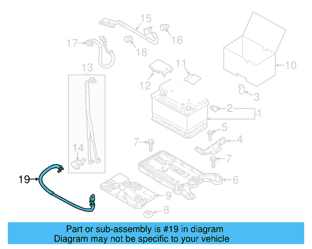 Ground Cable 5Q0-971-250-AD - View 6