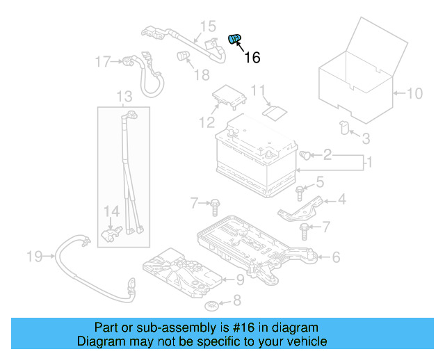 Uniside Assembly Mount Bolt WHT-000-869 - View 8