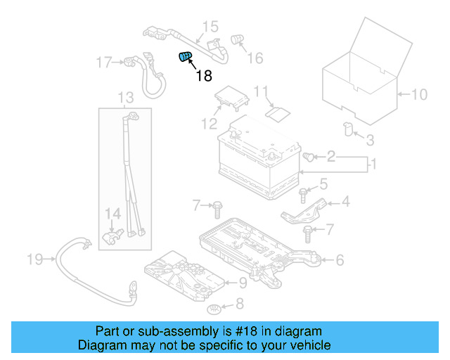 Uniside Assembly Mount Bolt WHT-000-869 - View 3