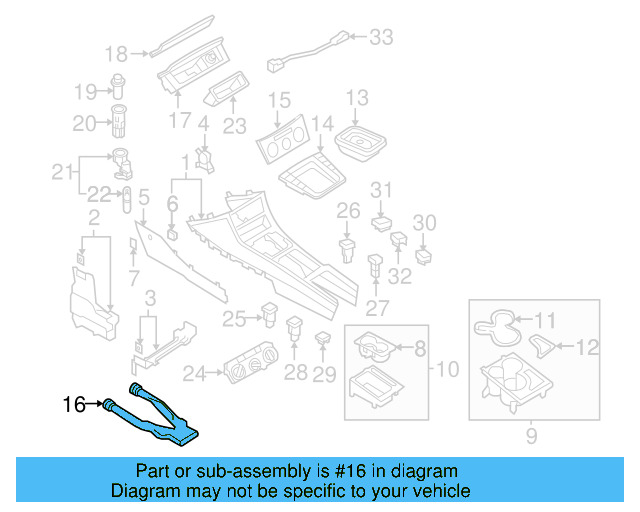 Floor Duct 3C1-819-152