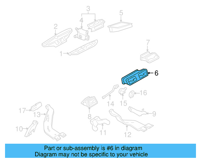 Air Outlet 3C1-819-728-F-1QB - View 9
