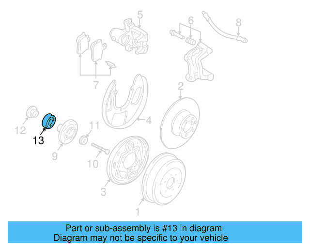 Bearing Assembly 7D0-498-625 - View 4