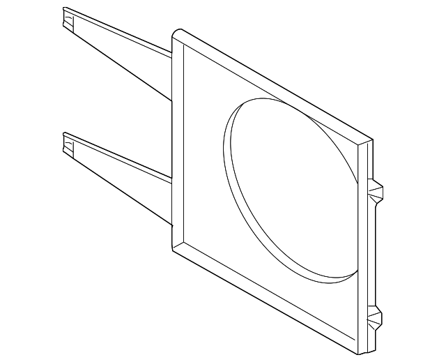 Fan Shroud 1C0-121-207-G