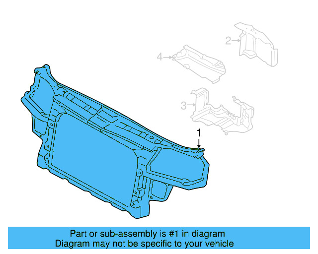 Radiator Support 1J0-805-588-T - View 8