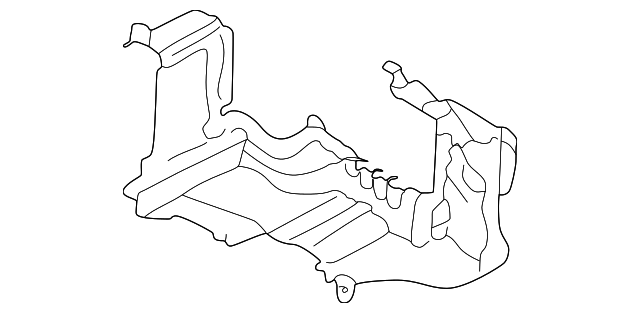 Radiator Support Air Duct 1J0-805-962-C-B41 - View 3