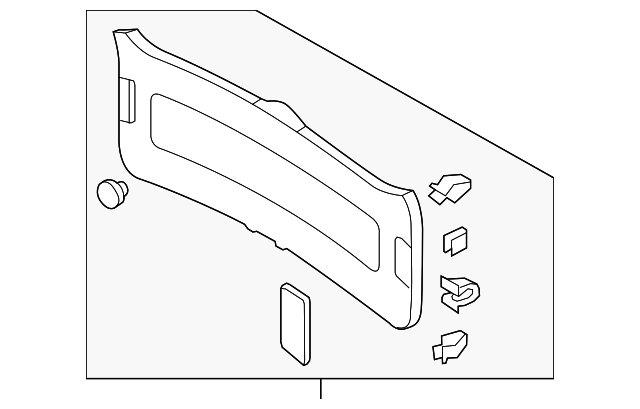 Lower Trim Panel 5N0-867-601-B-82V - View 2