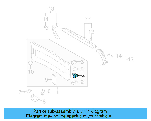 Side Trim Panel Screw N-906-986-06 - View 151