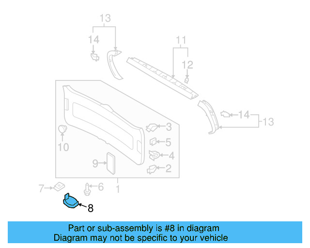 Lower Trim Panel Cap 5N0-863-229-A-82V - View 3