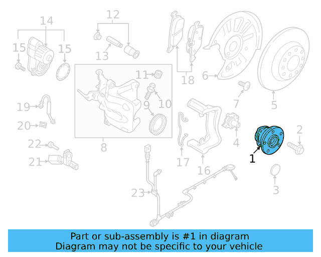 Hub Assembly 5WA-501-611 - View 4