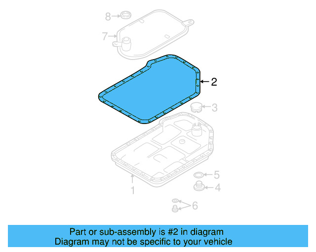 Pan Gasket 01V-321-371 - View 5