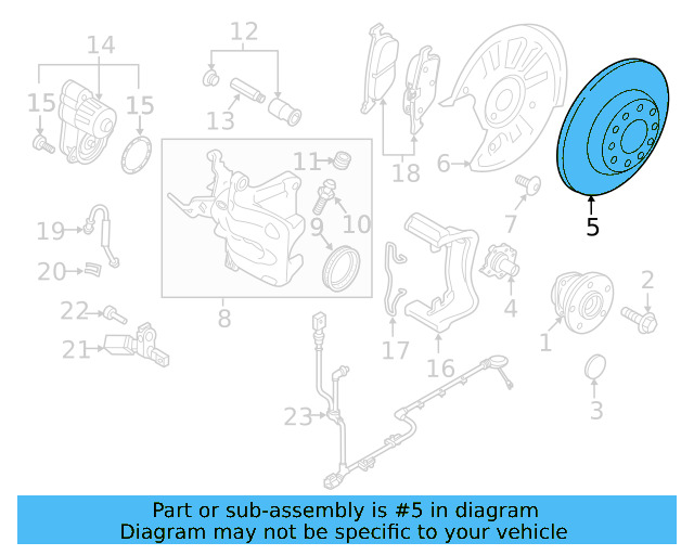 Rotor 5QN-615-601-A - View 5
