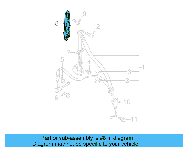 Height Adjuster 4M0-857-819 - View 8