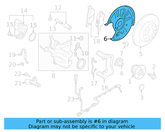 Splash Shield 5Q0-615-612-P - View 4