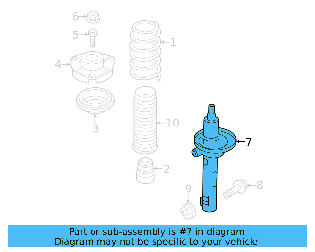 Strut 561-413-031-K - View 6