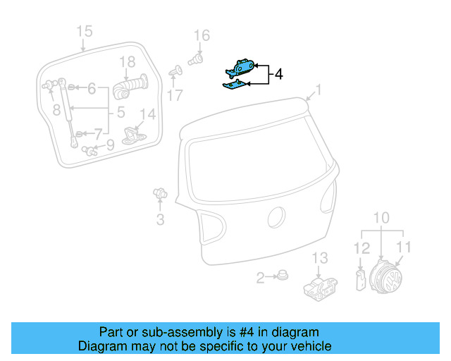 Hinge 1K6-827-301-C - View 6