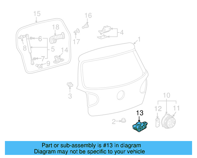 Lock 1K6-827-505-F-9B9 - View 9