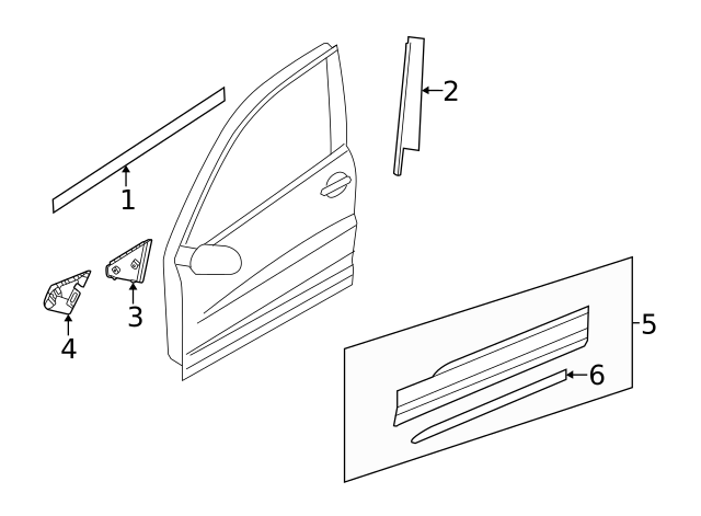 Belt Molding 2GJ-837-478-5AP