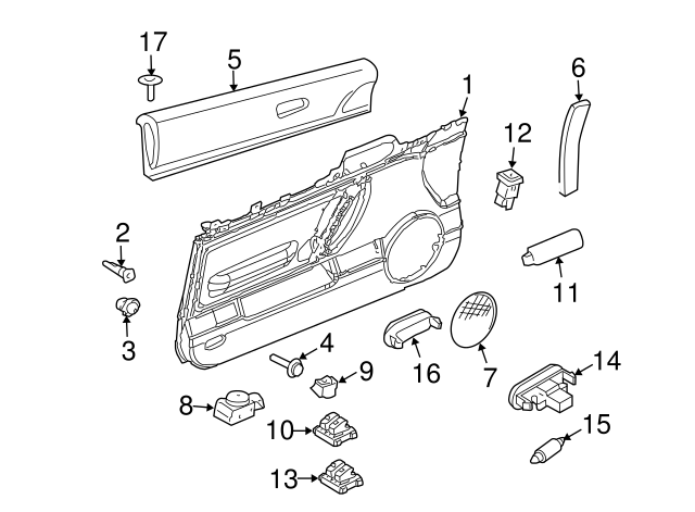 Door Trim Panel Screw N-908-298-03 - View 16
