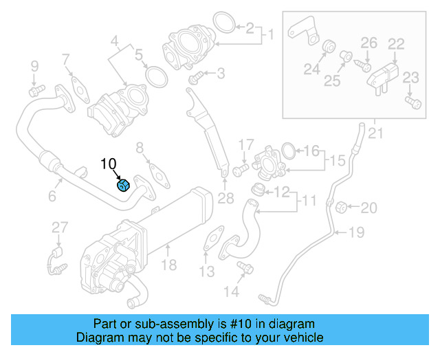 Exhaust Manifold Lock Nut N-908-946-01 - View 16