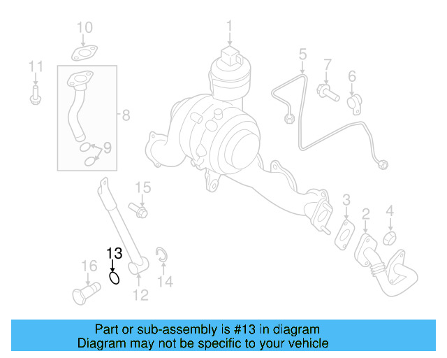 Return Line Gasket 03L-145-757-Q - View 12