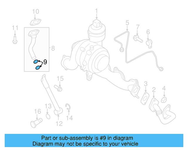 Return Line Gasket 03L-145-757-Q - View 29