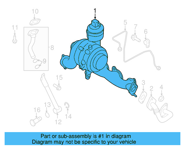 Exhaust Manifold 03L-253-056 - View 4