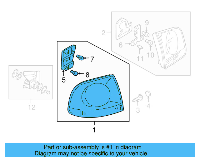 Tail Lamp Assembly 7L6-945-096-Q - View 5