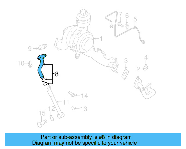 Oil Return Line 03G-145-736-F - View 4