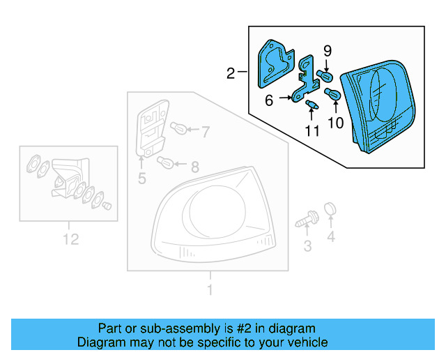 Tail Lamp Assembly 7L6-945-093-S - View 3