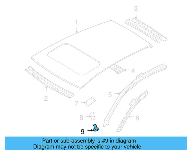 Reinforced Plate Plug 6Q0-860-137-A - View 9
