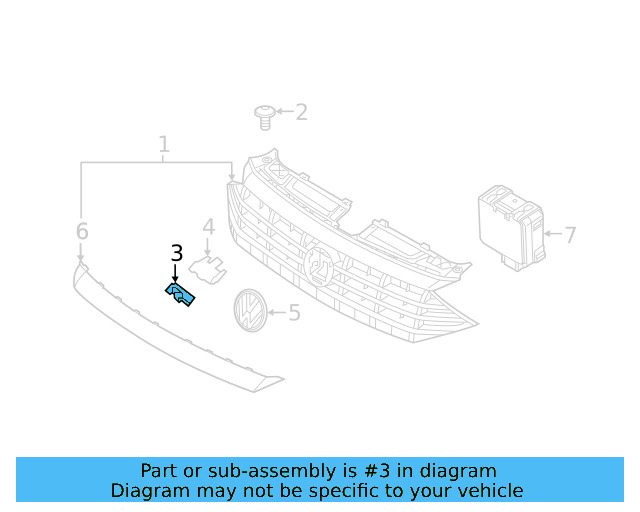 Emblem 3G0-853-601-A-JZA - View 55