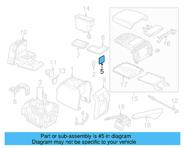 Console Cap 1K0-868-887-D-82V - View 6