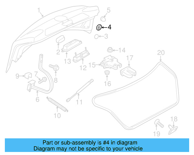 Hood Bumper 867-827-500-A - View 81