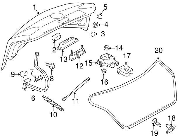 Mount Bracket Nut N-015-082-10 - View 67