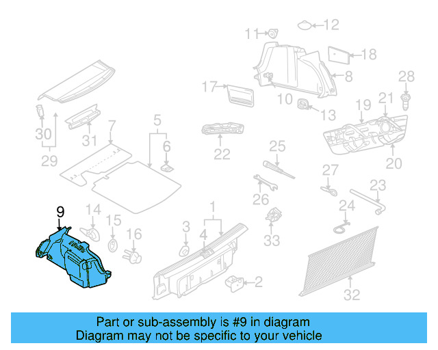 Tie Down Hook 1J0-804-299 - View 89