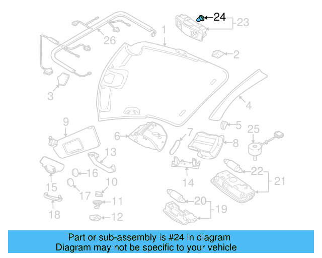 Reading Lmp Bulb 1J0-947-171 - View 2