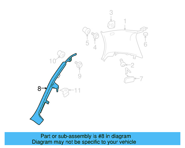 Lower Quarter Trim 1K4-867-765-A-7G8 - View 5
