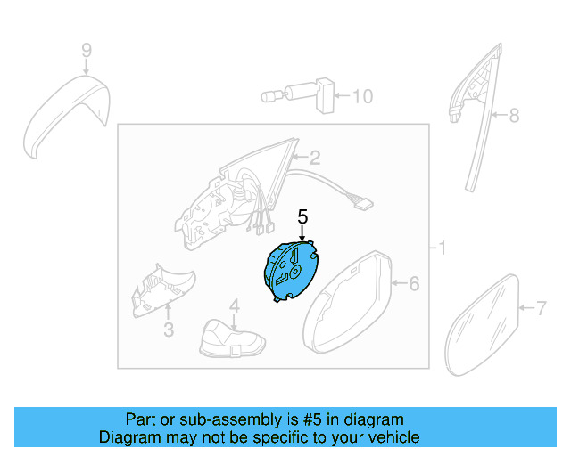 Adjust Motor 3D0-959-578-B - View 42
