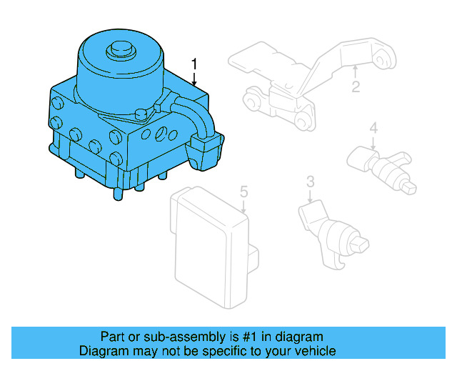 ABS Pump Assembly 1J0-698-517-E